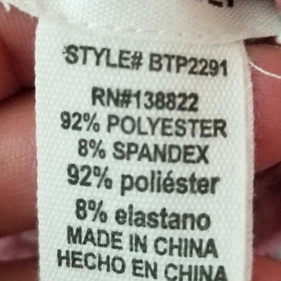 Striped Front Tie Pants Size Large - Picture 4 of 4